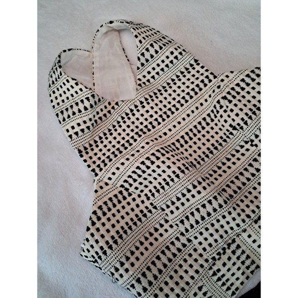 Blue Pearl Allen Schwartz Black Ivory Two Piece Dress Set Jacquard Size XS - Picture 3 of 12